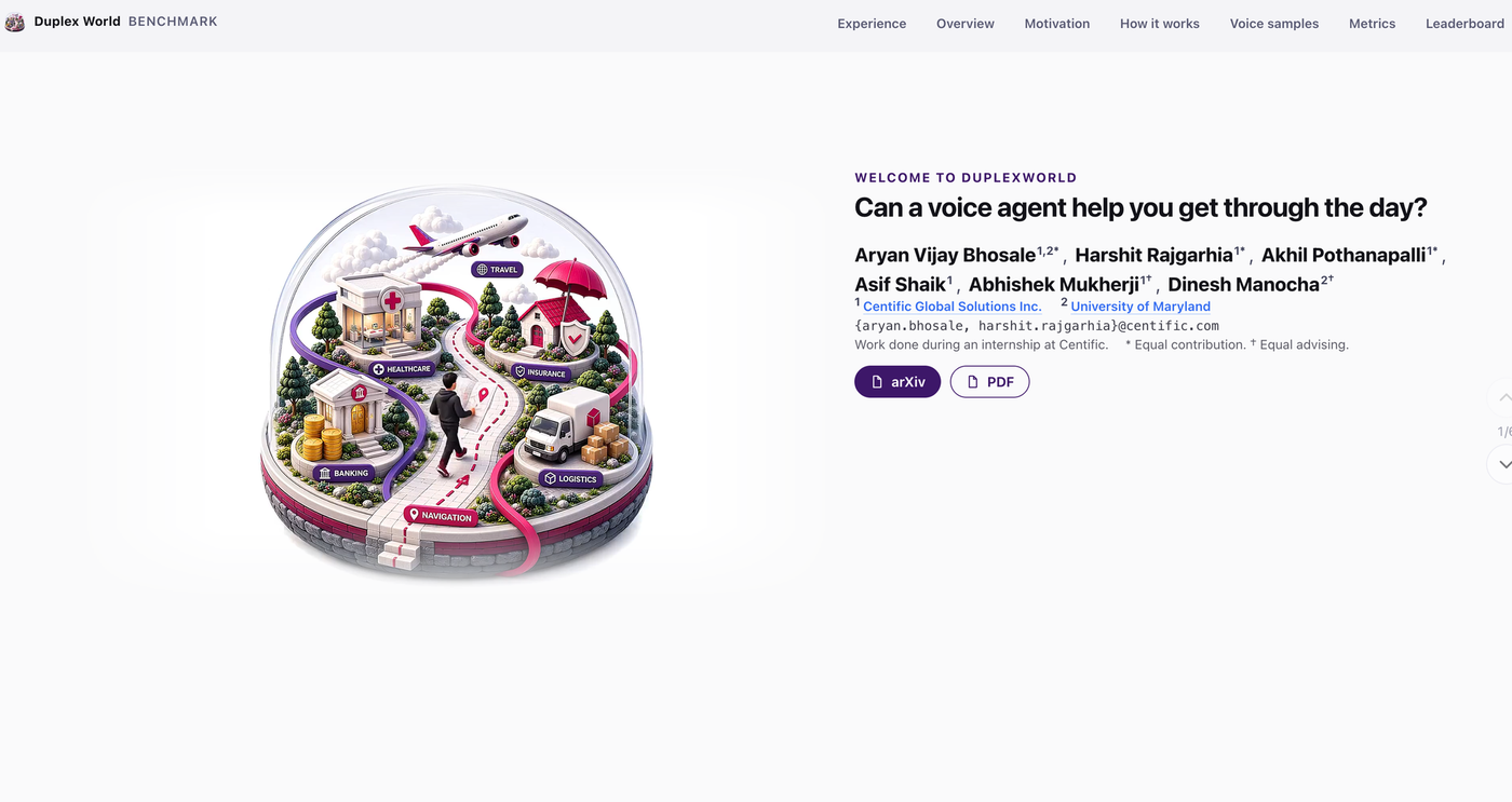 DuplexWorld: Can Voice Agents Help You Get Through the Day? project page