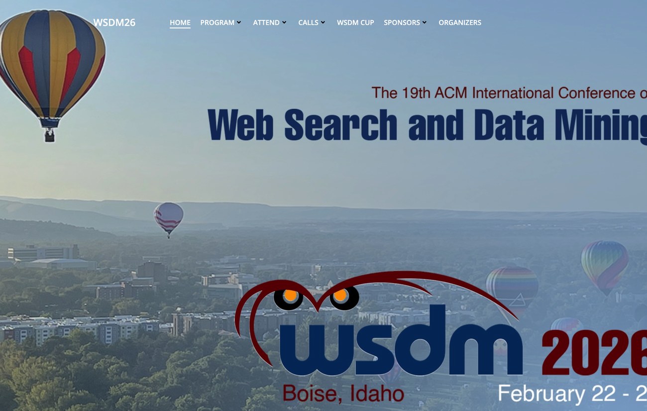WSDM 2026 site